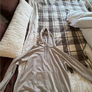 Gray Hoodie with Front Pocket